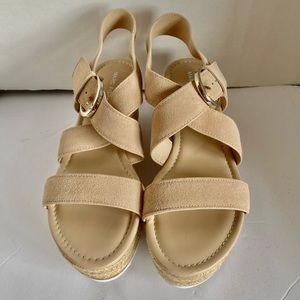 Marc Fisher Cream Sandals